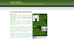 Desktop Screenshot of peerenergy.55uk.net